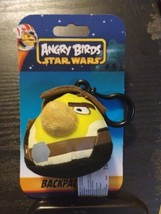 Angry Birds Star Wars Clip On Plush Han Solo Backpack Clip Yellow Bird Keychain  - £19.27 GBP