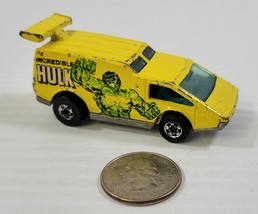 KK) Vintage Mattel 1976 Hot Wheels Spoiler Sport Incredible Hulk Diecast... - $5.93