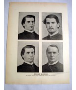 1901 2 Sided Illustrated Page Wm. McKinley Early Years, Mrs. William McK... - $186.55 MXN