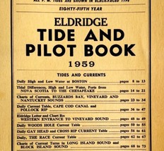 Eldridge Tide And Pilot Book 1959 Nautical Boating Capt Stacey PB Sailing HBS - £156.36 GBP