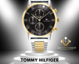 Tommy Hilfiger Herren-Armbanduhr 1791539, Quarz, Edelstahl, schwarzes... - $119.89