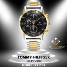 Tommy Hilfiger Herren-Armbanduhr 1791539, Quarz, Edelstahl, schwarzes... - £95.83 GBP