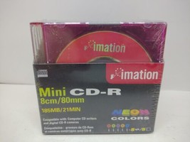 Imation Corp Mini Neon 80mm CD-R 5-Pack (41482) - £15.97 GBP