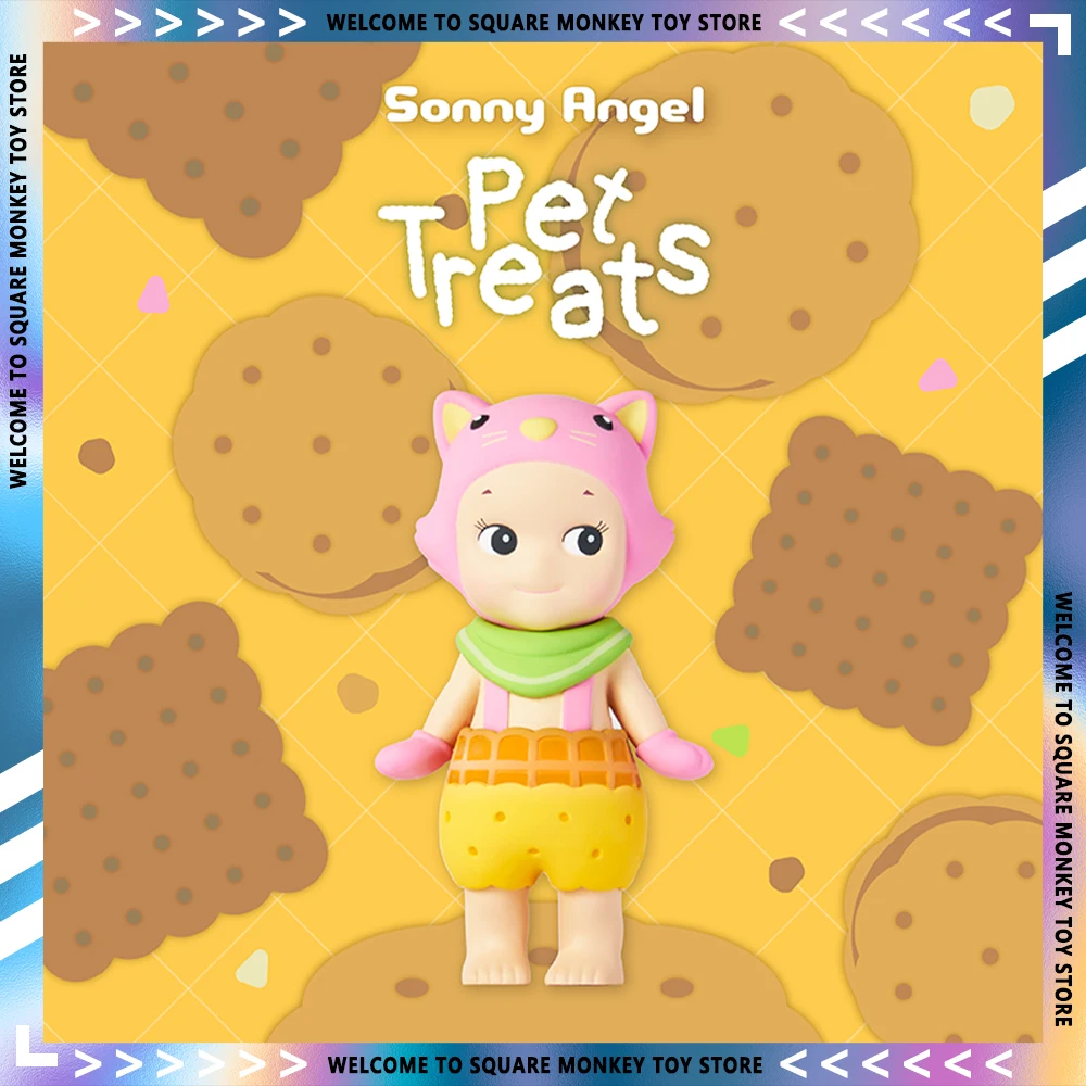 Sonny Angel Blind Box Pet Treats Series Figure Kawaii Cookie Cat Jelly Puppy - £40.35 GBP+