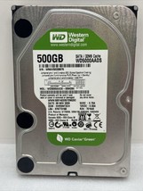 Western Digital Caviar Green 500GB 32MB Cache 2009 WD5000AADS HDD 5.5” X 4” - $18.49