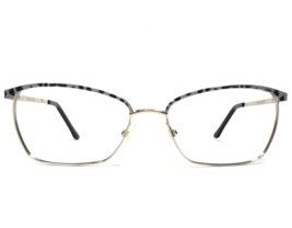 Dana Buchman Eyeglasses Frames PHLOX DA Black Gray Tiger Stripe Silver 55-16-142 - £40.33 GBP
