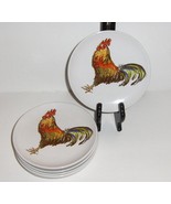 Set of 6 Room Creative Farmers Market 2010 Signature 6&quot; Rooster Dessert ... - $24.99