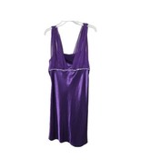 Womens 2x  Pacific Plex Purple  Satin Crystals Chiffon Prom Dress  - $962.61 MXN