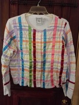 Vintage Ladies Michael Simon Lite Jacket of Many Colors Size: Large - £18.99 GBP