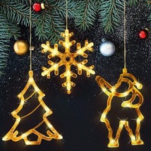 Christmas Led Light Decoration Xmas Up Outdoor Decorations Ornament Deco... - $11.26