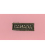 VINTAGE CANADIAN MILITARY TITLE SHOULDER PATCH - £3.32 GBP