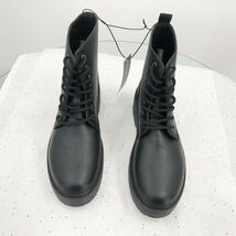 New Charles Albert Womens Louisa-S Platform Lug Black Combat Boots Size 9 - €44,56 EUR