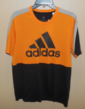 Adidas CB T Mens Small T-Shirt Top Tee Black Orange New HE4328 - $23.75