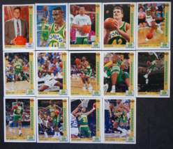 1991-92 Upper Deck Seattle Supersonics Team Set Of 14 Basketball Cards - £2.40 GBP