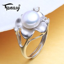 Ater pearl rings for women 925 sterling silver bohemian flower female ring fine jewelry thumb200
