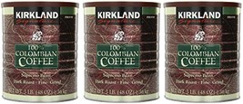 Signature 100% Colombian Coffee Supremo Bean Dark Roast-Fine Grind, 3 Pound - $88.19