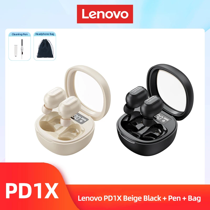   PD1X Pro Bluetooth 5.3 Earphones TWS Wireless Headset Smart Digital Display Ea - £30.04 GBP