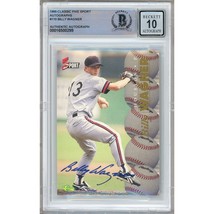 Billy Wagner Houston Astros Autograph 1995 Classic 5-Sport RC BGS Auto 10 Slab - £64.94 GBP