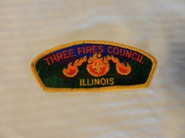Three Fires Council Illinois Council Shoulder Patch - £15.98 GBP