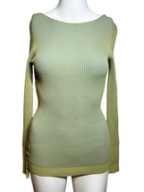 Jacquemus Textured Knit Top Women&#39;s EU 36 US 6/8 Small Green &amp; Blue Avan... - £66.11 GBP