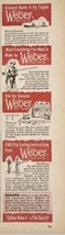 1949 Print Ad Weber Fly Fishing Tackle Lifelike Fly Company Stevens Poin... - $13.48