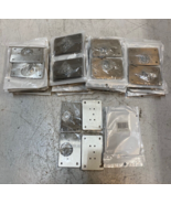 23 Qty of 4-Pc Cabinet Hinge Repair Bracket Plates w/ Screws 3.5&quot;x2-3/8&quot;... - €118,17 EUR