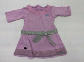 American Girl Doll Purple Dress Silver Accents - $8.95