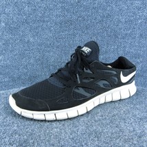 Nike Free Run 2 Men Sneaker Shoes Black Synthetic Lace Up Size 13 Medium - £19.44 GBP