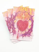 Sacred Heart of Jesus Postcard - £3.16 GBP+