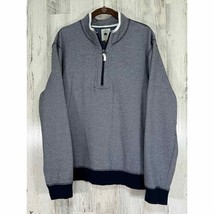 Copper &amp; Oak Supply Navy Blue 1/4 Zip Sweatshirt XL - £10.95 GBP
