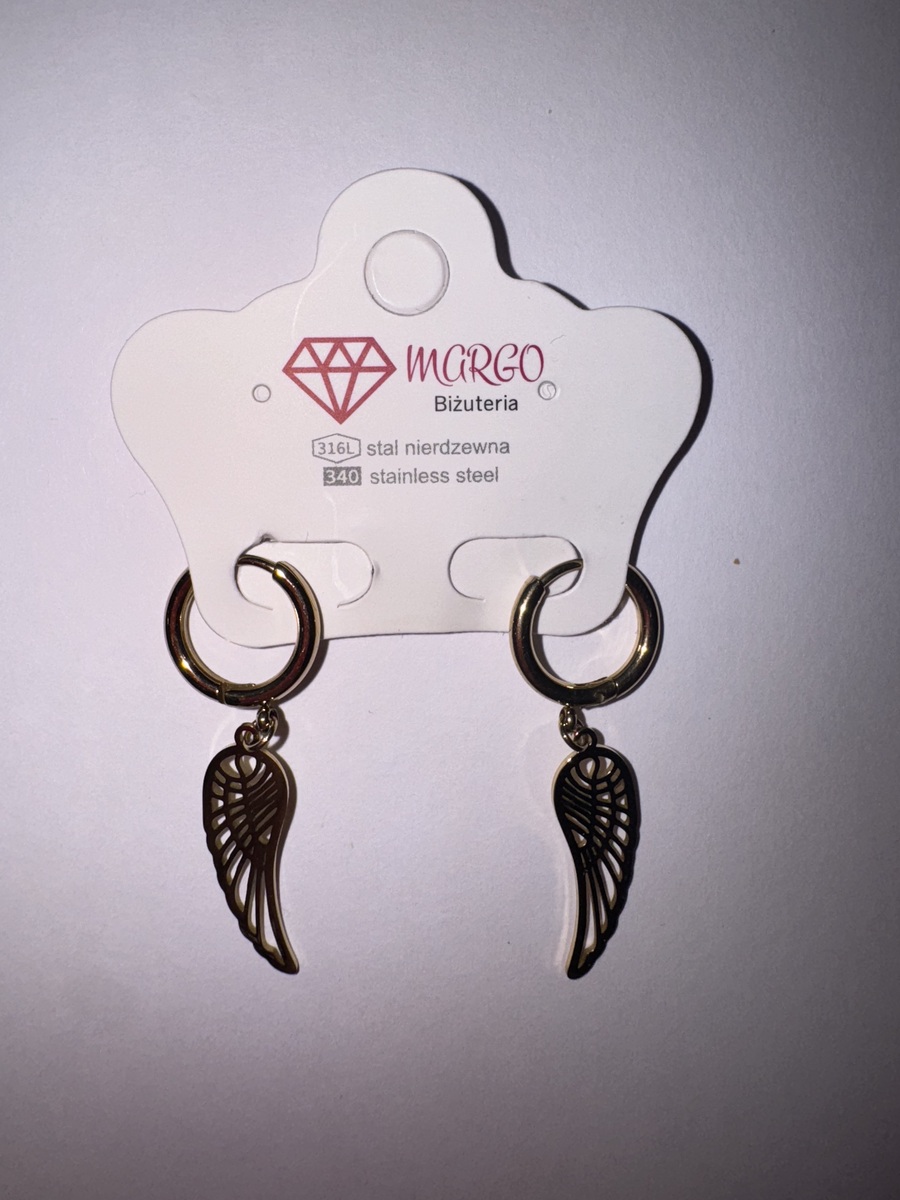 Margo women earrings -stainless steel - WINGS - $20.00 Margo women earrings -stainless steel - WINGS - $20.00
