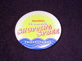HomeBase Store Summer Shopping Spree Sweepstakes Promotional Pinback But... - $6.95