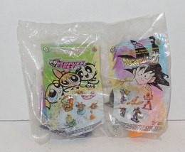 2000 Burger King Kid&#39;s Meal Toy Dragonball Z and Power Puff Girls MIP - $5.03