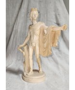 Classic White Greek Apollo Statue Figure 9.5 Inch Vintage Ruggeri - £47.01 GBP