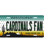 Cardinals Arizona State State Background Metal License Plate (Cardinals ... - £11.95 GBP