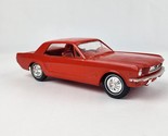 Vintage  1966 Ford Mustang Coupe Red Dealer Promo Model Car, 1/25 Scale ... - $69.29