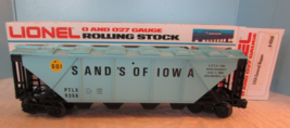 Vintage Lionel 0 - O27 Gauge Sands Of Iowa Boxcar 6-9358 Blue Train Car W /BOX - $40.50