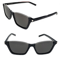 Saint Laurent Dylan 365 Ysl SL365 Black Metal Pin Stud Sunglasses Unisex 005 - £514.28 GBP
