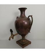 Samovar Russian Brass Teapot Kettle Authentic Antique  - £113.03 GBP