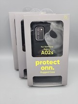 Protect Onn Rugged Case For Samsung Galaxy AO2 1 Case Factory Sealed - £5.63 GBP