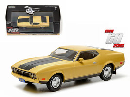 1973 Ford Mustang Mach 1 Yellow Eleanor Gone in Sixty Seconds Movie 1974 1/43 Di - £26.80 GBP