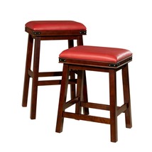 DTY Indoor Living Cortez Leather Stool, 24&quot; Counter or 30&quot; Bar Height - £129.74 GBP+