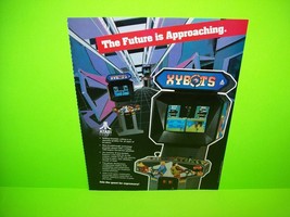XYBOTS Vintage 1987 Video Arcade Game Magazine Pull Out Ad Sci-Fi Artwork - £10.40 GBP