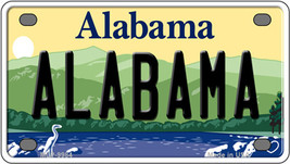Alabama Novelty Mini Metal License Plate Tag - $14.95