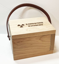 Images SI Inc. 1/16&quot; Lead Lined Wood Box - Radioactive Materials Storage - $119.95