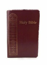 HOLY BIBLE KJV GIANT PRINT REFERENCE CONCORDANCE RED LETTER 1990 Faux Le... - £100.42 GBP