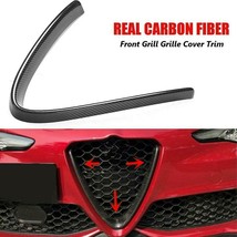 New 2017-2022 Alfa Romeo Giulia Base &amp; Ti Real Carbon Fiber V Shape Gril... - £76.62 GBP