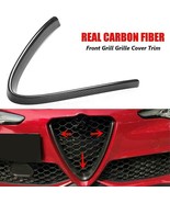 New 2017-2022 Alfa Romeo Giulia Base &amp; Ti Real Carbon Fiber V Shape Gril... - £77.06 GBP