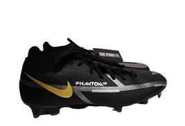 Nike Phantom GT2 Academy DF MG  DC0797-007 Size 12 Black Gold Soccer Cleats - £77.90 GBP