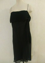 ABS by Allen Schwartz Womens Black Asymmetrical Formal Cocktail Dress Sz... - $13.86